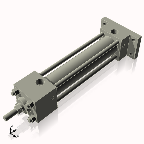 Isometric View of 1.125ARF4NC