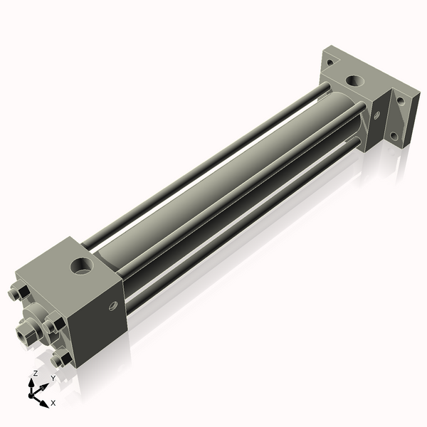 Isometric View of 1.125ARF7CCKS4