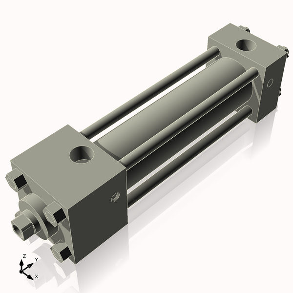 Isometric View of 1.125ASF3CCKS4