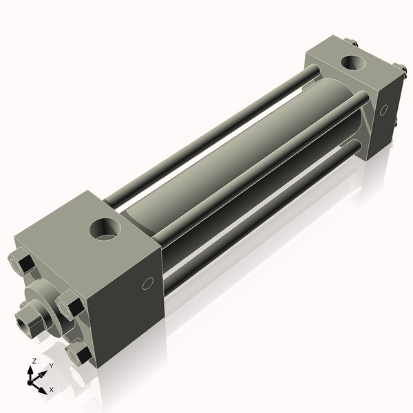 Isometric View of 1.125ASF4NCKS4