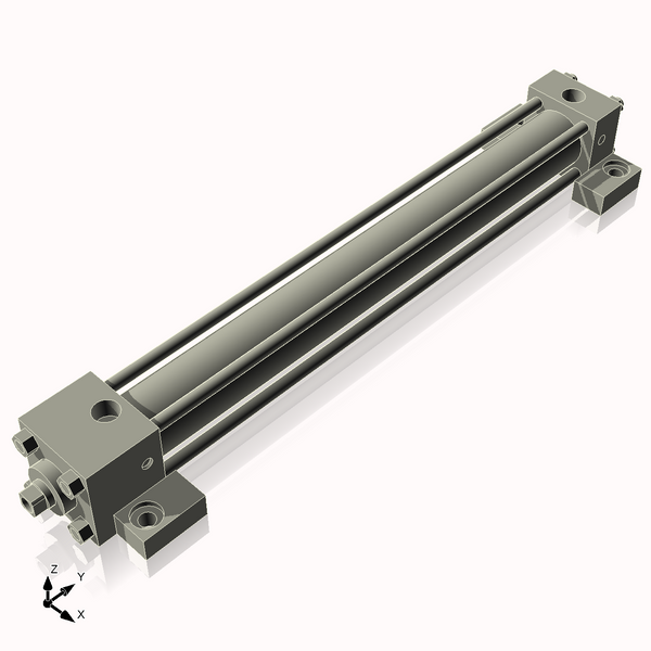 Isometric View of 1.125ASL10CCKS4