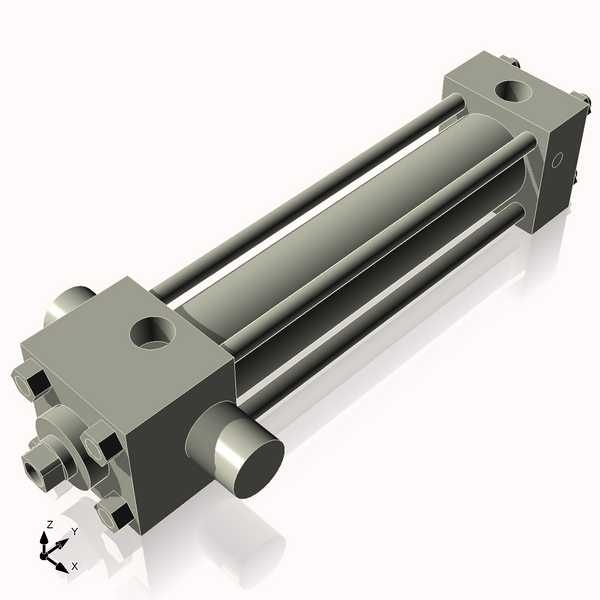 Isometric View of 1.125ATF4NCKS4