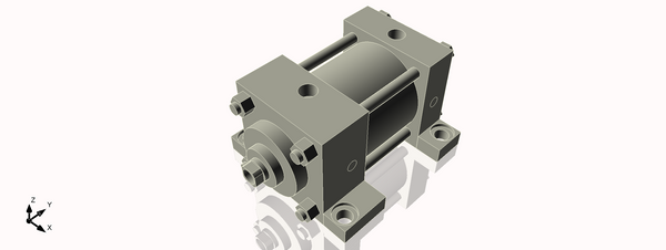 Isometric View of 2.5MASL1NCKS4