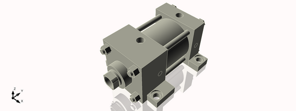 Isometric View of 2.5MASL1NCK1S4