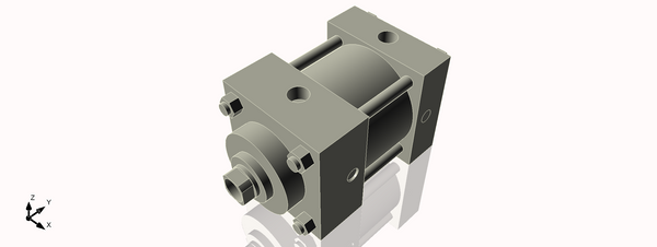Isometric View of 3.25MASF1CCKS4