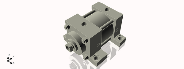 Isometric View of 3.25MASL1NCKS4