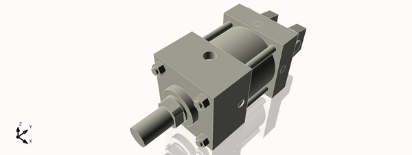 Isometric View of 3.25MAC1CCK1.375