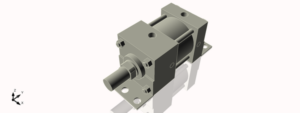 Isometric View of 3.25MAFB1NCK1.375
