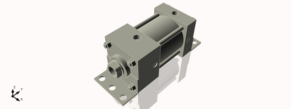Isometric View of 3.25MAFB2CCK1.375S4