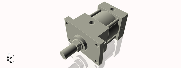 Isometric View of 3.25MAFF1CCK1.375
