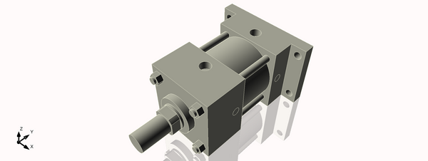 Isometric View of 3.25MARF1NCK1.375