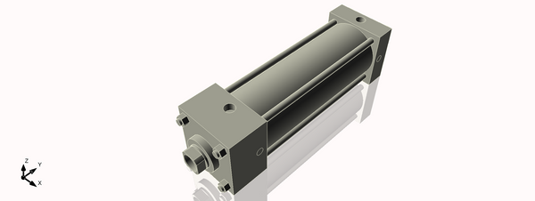 Isometric View of 3.25MASF8NCK1.375S4