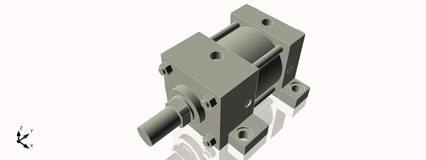 Isometric View of 3.25MASL1CCK1.375