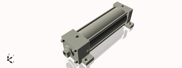 Isometric View of 3.25MASL9CCK1.375S4
