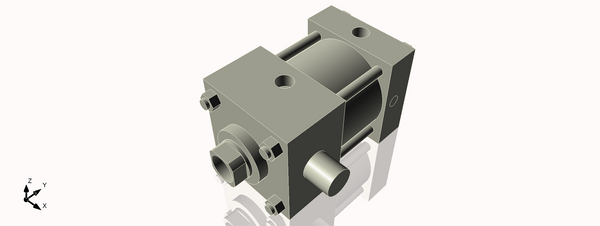 Isometric View of 3.25MATF1CCK1.375S4
