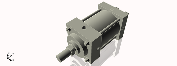 Isometric View of 4MAC3CCK1.375