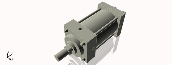 Isometric View of 4MAC4NCK1.375