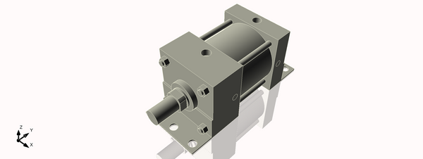 Isometric View of 4MAFB2NCK1.375