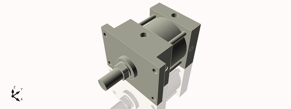 Isometric View of 4MAFF1CCK1.375