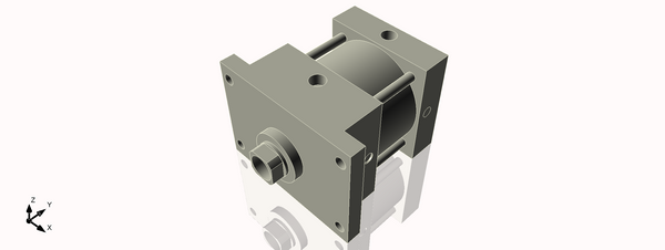 Isometric View of 4MAFF1CCK1.375S4