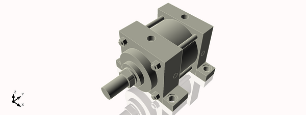 Isometric View of 4MASL1NCK1.375