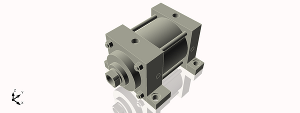 Isometric View of 4MASL2NCK1.375S4