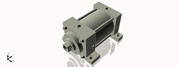 Isometric View of 4MASL3CCK1.375S4
