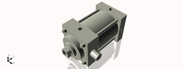 Isometric View of 4MATF3NCK1.375S4