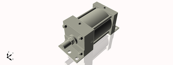 Isometric View of 5MAFB4NCK1.375