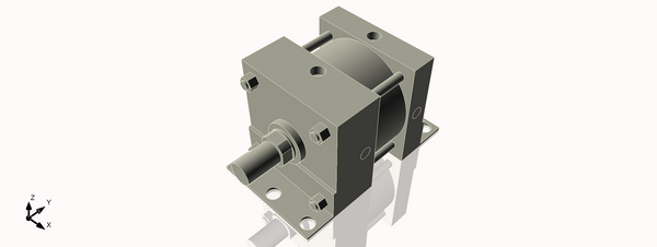 Isometric View of 6MAFB1NCK1.75