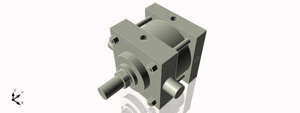 Isometric View of 6MATF1NCK1.75