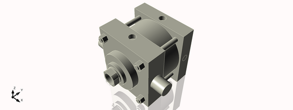 Isometric View of 6MATF1NCK1.75S4