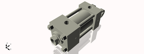 Isometric View of 2.5HHC2NCK1.375S4