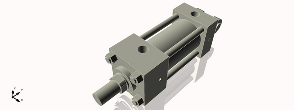 Isometric View of 2.5HHC3CCK1.375
