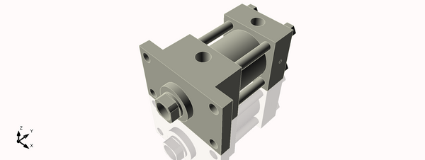 Isometric View of 2.5HHFF1CCK1.375S4