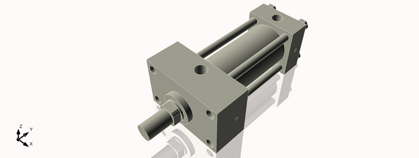 Isometric View of 2.5HHFHF4CCK1.375