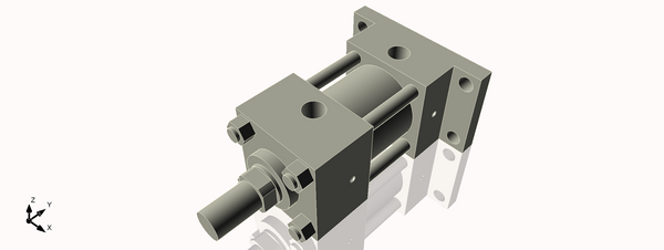 Isometric View of 2.5HHRF1CCK1.375