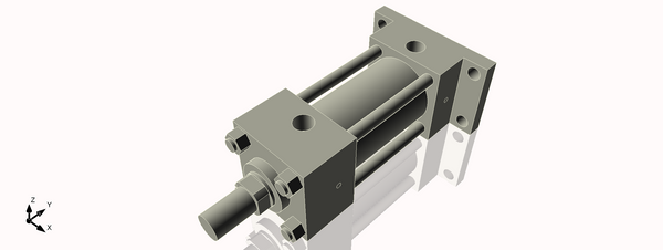 Isometric View of 2.5HHRF3NCK1.375