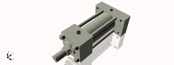 Isometric View of 2.5HHRHF4NCK1.375
