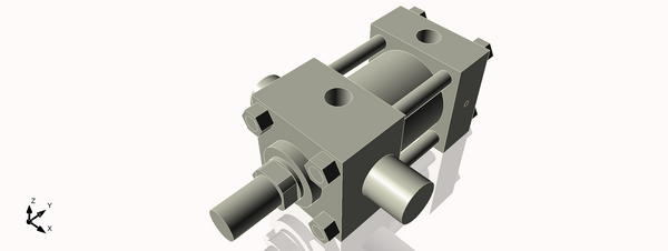 Isometric View of 2.5HHTF1CCK1.375