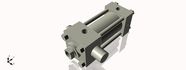 Isometric View of 2.5HHTF3NCK1.375S4