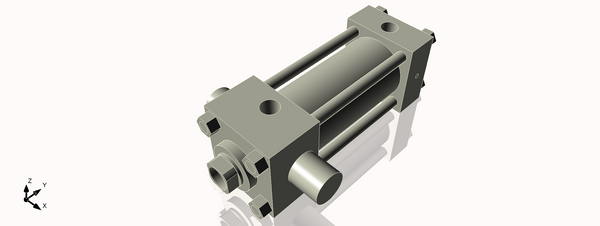 Isometric View of 2.5HHTF4CCK1.375S4