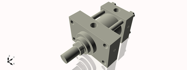 Isometric View of 3.25HHFHF1CCK1.75