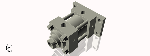 Isometric View of 3.25HHRF1CCK1.75S4