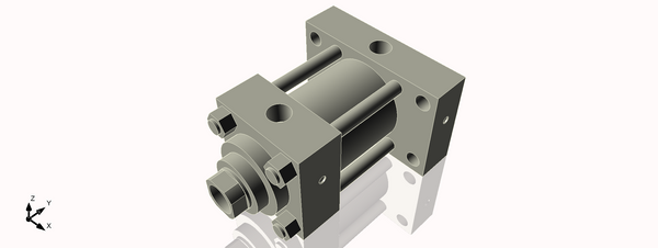 Isometric View of 3.25HHRHF2CCK1.75S4