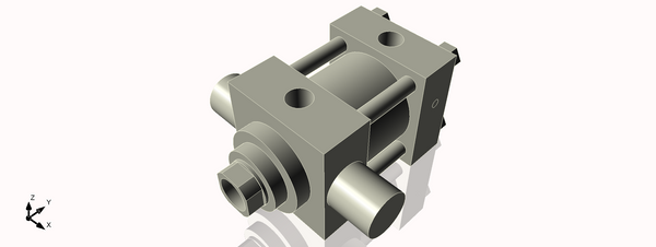 Isometric View of 3.25HHTF1CCK1.75S4