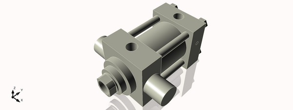 Isometric View of 3.25HHTF2NCK1.75S4