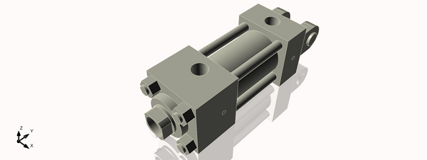 Isometric View of 2HHC2NCK1.375S4