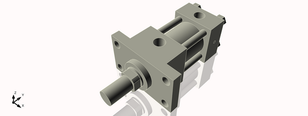 Isometric View of 2HHFF1CCK1.375