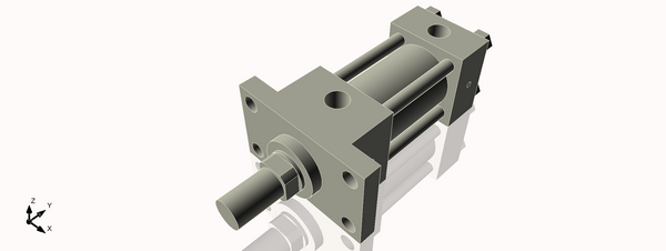 Isometric View of 2HHFF2NCK1.375